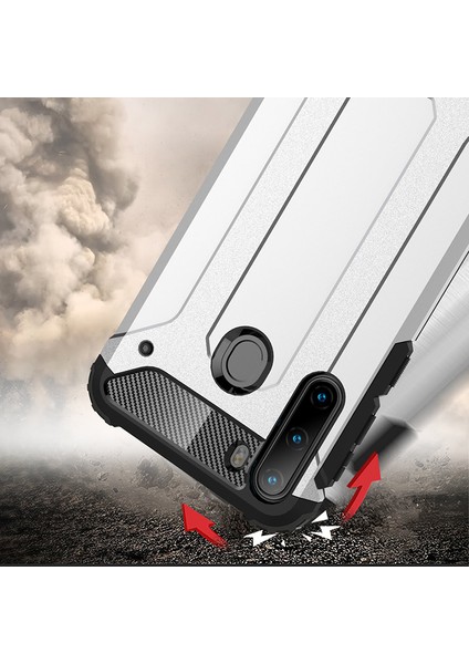Samsung Galaxy A21 Kılıf Çift Katmanlı Armour Case indirimleri