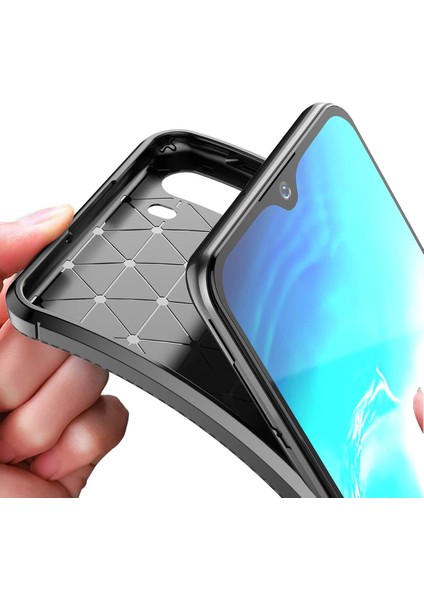 Samsung Galaxy A21 Kılıf Karbon Desenli Lux Negro Silikon fırsatları