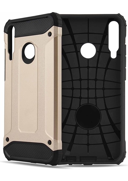 Huawei P40 Lite E Kılıf Çift Katmanlı Armour Case