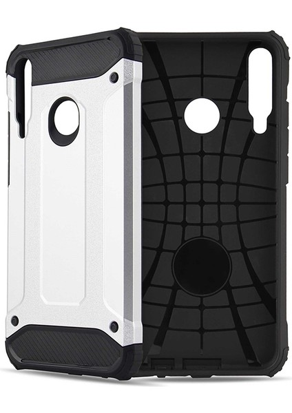 Huawei P40 Lite E Kılıf Çift Katmanlı Armour Case