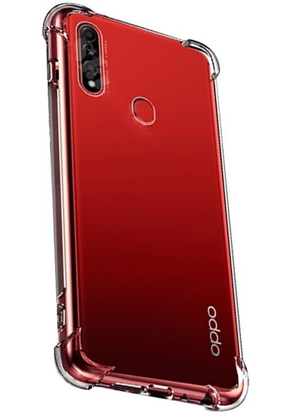 Oppo A91 Kılıf Ultra Korumalı Şeffaf Antishock Silikon