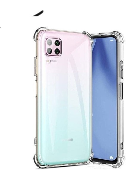 Huawei P40 Lite Kılıf Ultra Korumalı Şeffaf Antishock Silikon