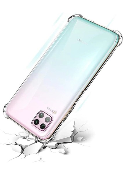 Huawei P40 Lite Kılıf Ultra Korumalı Şeffaf Antishock Silikon fiyatları