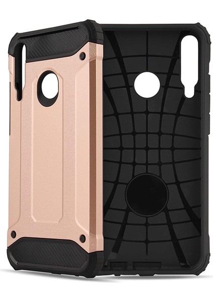 Huawei P40 Lite E Kılıf Çift Katmanlı Armour Case