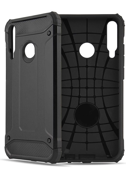 Huawei P40 Lite E Kılıf Çift Katmanlı Armour Case