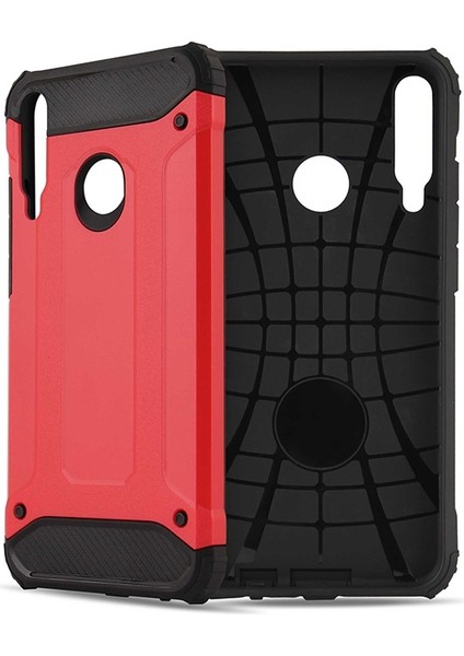 Huawei P40 Lite E Kılıf Çift Katmanlı Armour Case