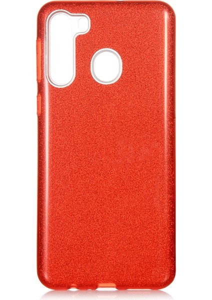 Samsung Galaxy A21 Kılıf Simli Parlak Shining Silikon