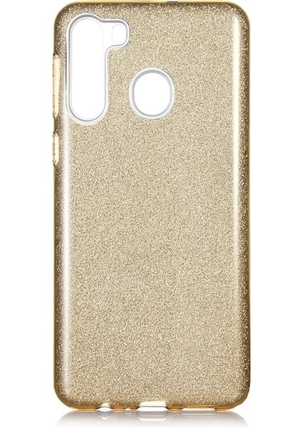Samsung Galaxy A21 Kılıf Simli Parlak Shining Silikon