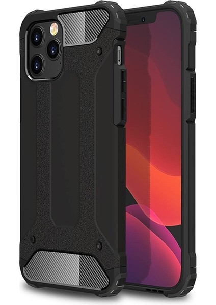 Apple Iphone 12 Pro Max Kılıf Çift Katmanlı Armour Case