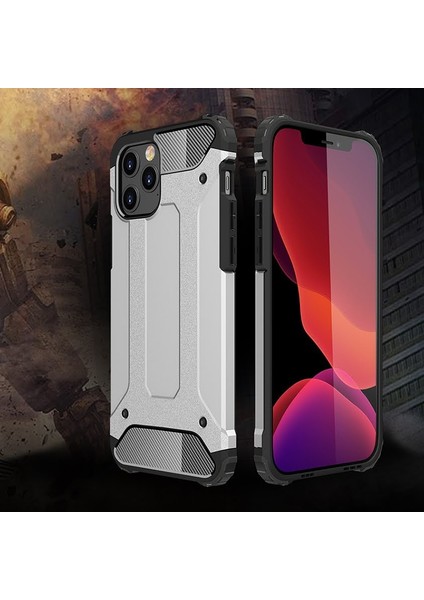 Apple Iphone 12 Pro Max Kılıf Çift Katmanlı Armour Case