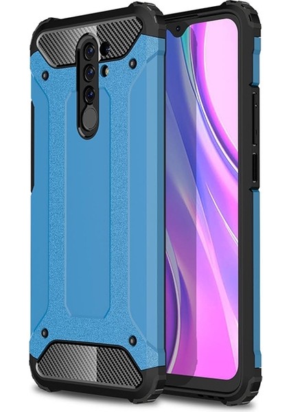 Xiaomi Redmi 9 Kılıf Çift Katmanlı Armour Case