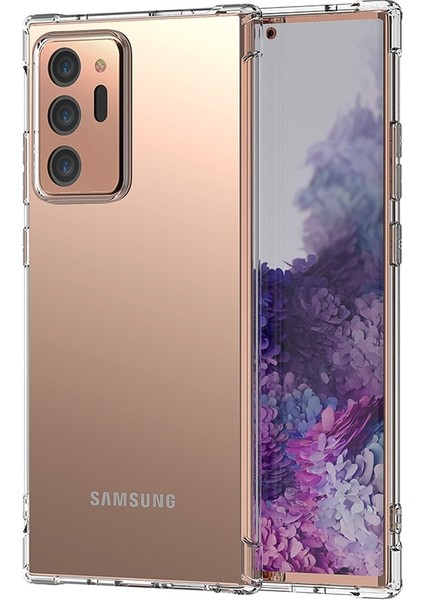 Samsung Galaxy Note 20 Ultra Kılıf Ultra Korumalı Şeffaf Antishock Silikon