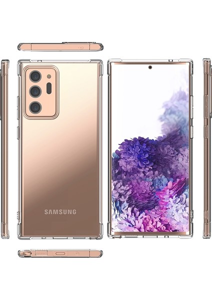 Samsung Galaxy Note 20 Ultra Kılıf Ultra Korumalı Şeffaf Antishock Silikon fırsatları