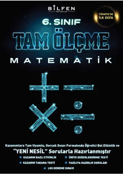 Bilfen Yayınları 6. Sınıf Matematik Tam Ölçme