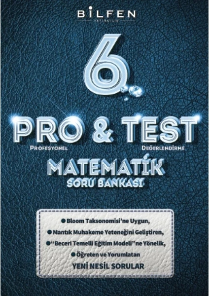 Bilfen Yayınları 6. Sınıf Pro&Test Matematik Soru Bankası