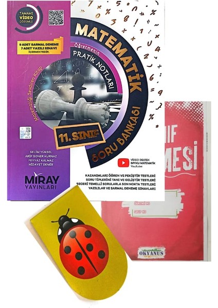 11. Sınıf Matematik Soru Bankası - Okyanus Yayınları Deneme-Kitap Ayracı
