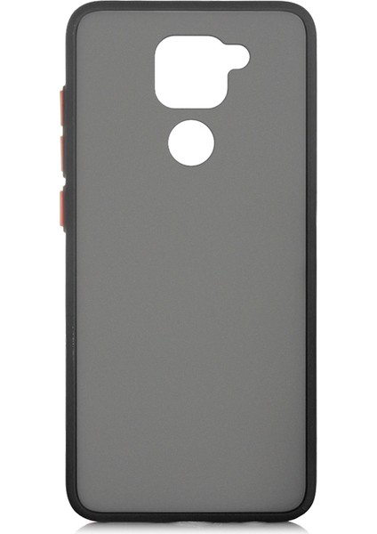Xiaomi Redmi Note 9 Silikon Kenarlı Buzlu Fri Kapak