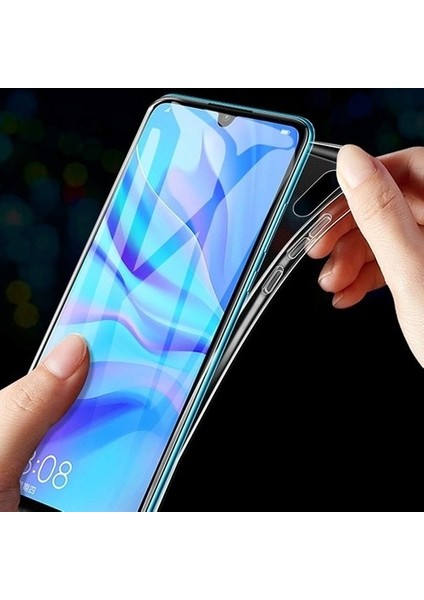 Huawei P40 Lite E Kılıf Ultra Ince Şeffaf Silikon