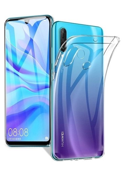 Huawei P40 Lite E Kılıf Ultra Ince Şeffaf Silikon