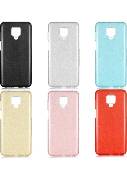 Xiaomi Redmi Note 9 Pro Kılıf Simli Parlak Shinig Silikon
