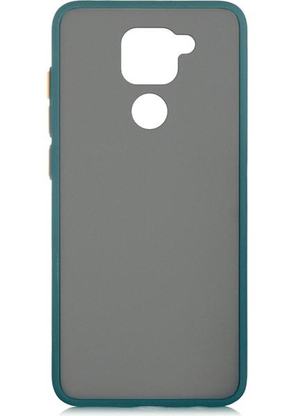 Xiaomi Redmi Note 9 Silikon Kenarlı Buzlu Fri Kapak