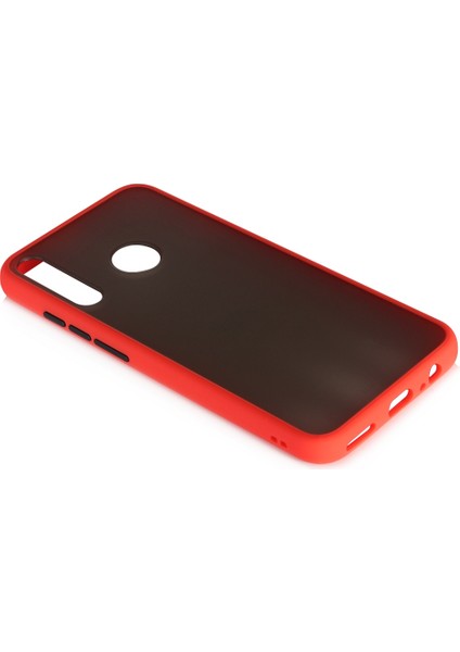 Huawei P40 Lite E Kılıf Silikon Kenarlı Buzlu Fri Kapak