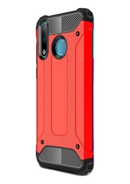 Huawei P40 Lite E Kılıf Çift Katmanlı Armour Case