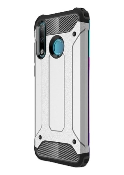 Huawei P40 Lite E Kılıf Çift Katmanlı Armour Case