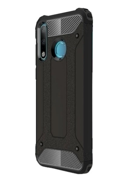 Huawei P40 Lite E Kılıf Çift Katmanlı Armour Case