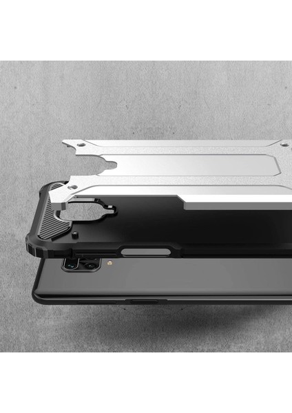 Xiaomi Redmi Note 9 Pro Kılıf Çift Katmanlı Armour Case