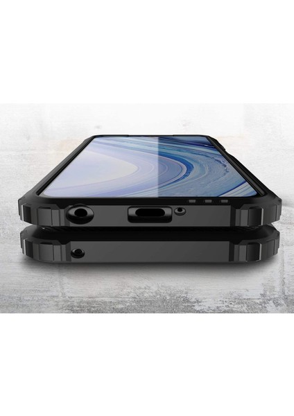 Xiaomi Redmi Note 9 Pro Kılıf Çift Katmanlı Armour Case