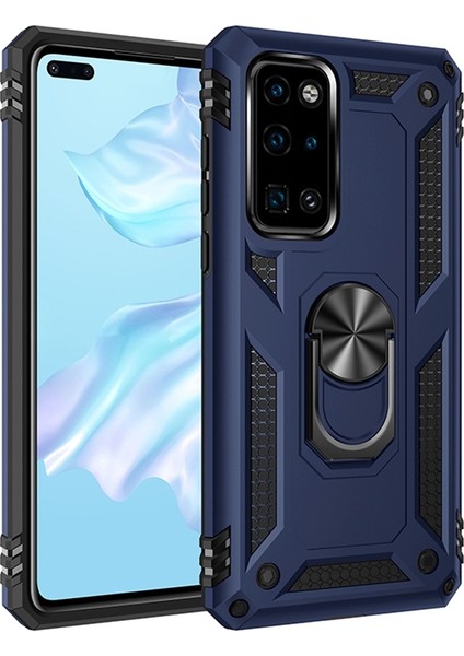 Huawei P40 Kılıf Ultra Korumalı Yüzüklü Manyetik Vega Kapak