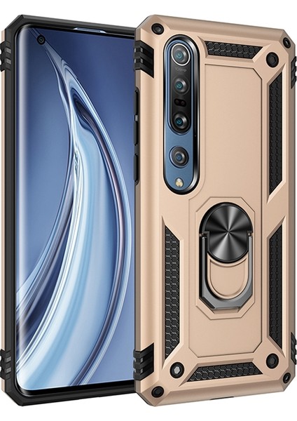 Xiaomi Mi 10 Kılıf Ultra Korumalı Yüzüklü Manyetik Vega Kapak