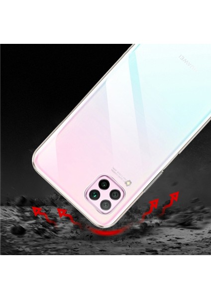 Huawei P40 Lite Kılıf Ultra Ince Şeffaf Silikon fırsatları
