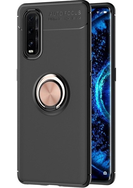Oppo A31 Kılıf Yüzüklü Manyetik Ravel Silikon