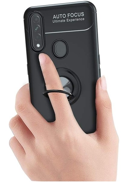 Oppo A31 Kılıf Yüzüklü Manyetik Ravel Silikon