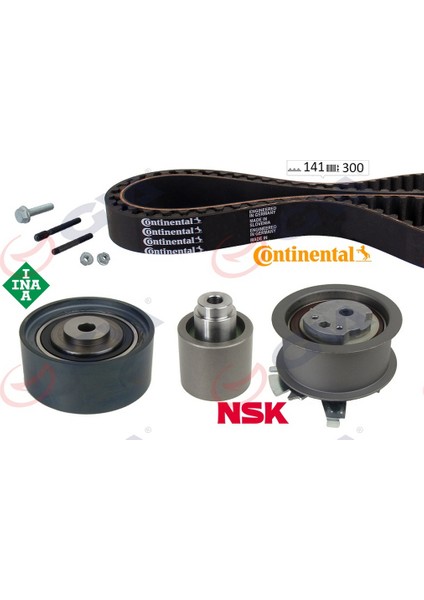 Triger Seti Passat-Jetta-Golf5-Octavia-Toledo-A3-A6 2.0 Tdi 04-06 Bkp-Bkd-Bre-Blb-Bmr