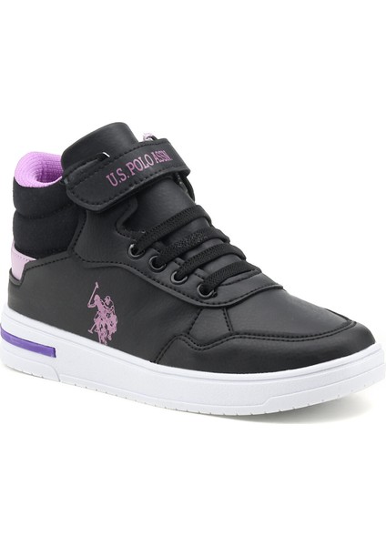 U.S. Polo Assn. Orson Hı 1pr Siyah Kız Çocuk High Sneaker