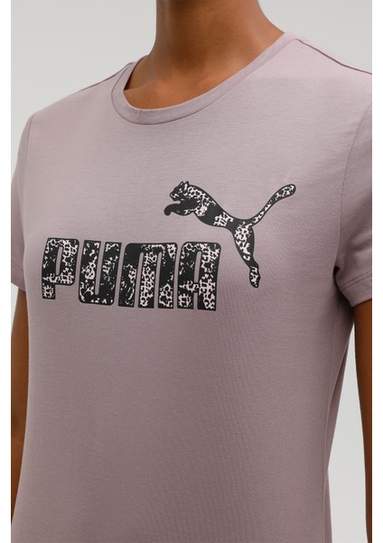 BPPO-000182 Blank Base - Mor Kadın Kısa Kol T-Shirt