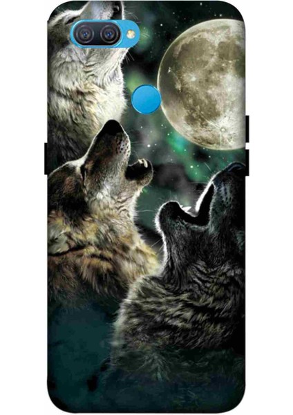 Oppo A12 Kılıf Baskılı Kurtlar Desenli Zipax A++ Silikon - 2012