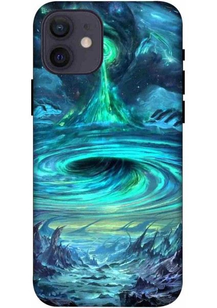 Apple Iphone 12 Kılıf Baskılı Yeşil Desenli Zipax A++ Silikon - 2026