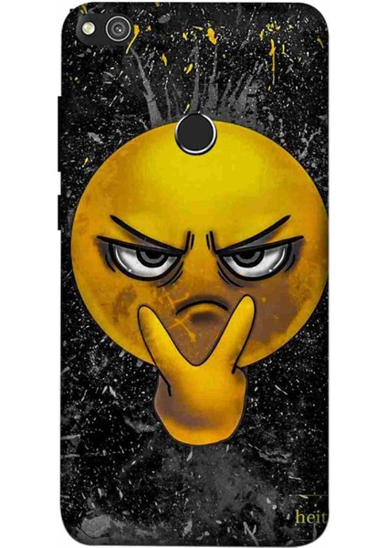 Huawei P9 Lite 2017 Kılıf Baskılı Emoji Desenli Zipax A++ Silikon - 2104
