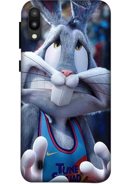 Samsung Galaxy M20 Kılıf Baskılı Bunny Desenli Zipax A++ Silikon - 2019