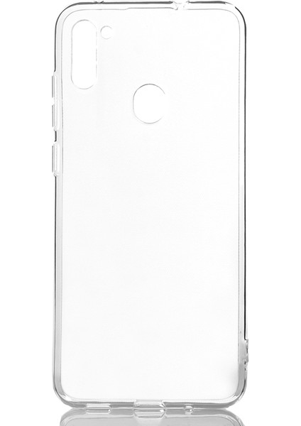 Samsung Galaxy A11 Kılıf Ultra Ince Şeffaf Silikon
