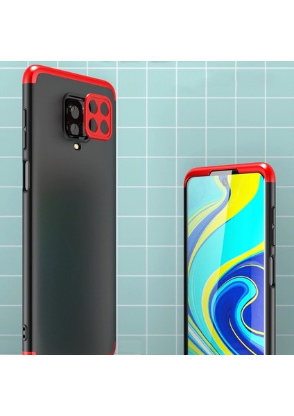 Xiaomi Redmi Note 9 Pro Kılıf 3 Parça 360 Zore Ays Kapak
