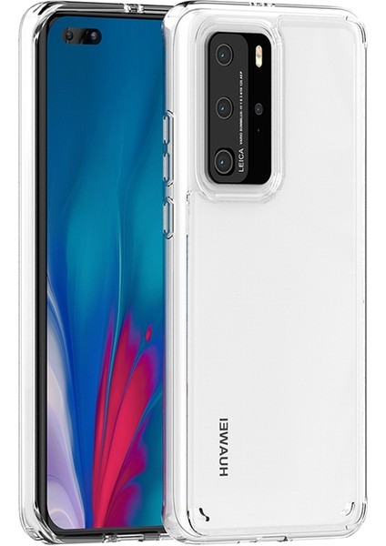Huawei P40 Pro Kılıf Kamera Korumalı Ultra Koruma Şeffaf Coss Silikon fiyatları