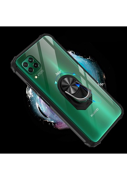 Huawei P40 Lite Kılıf Renkli Silikon Kenarlı Yüzüklü Manyetik Mola Kapak fırsatları
