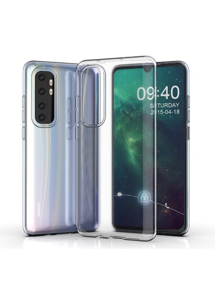 Xiaomi Mi Note 10 Lite Kılıf Ultra Ince Şeffaf Silikon