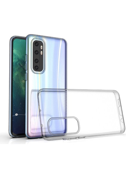 Xiaomi Mi Note 10 Lite Kılıf Ultra Ince Şeffaf Silikon