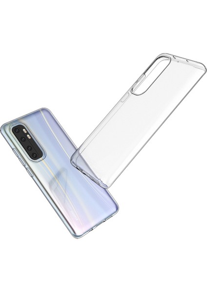 Xiaomi Mi Note 10 Lite Kılıf Ultra Ince Şeffaf Silikon